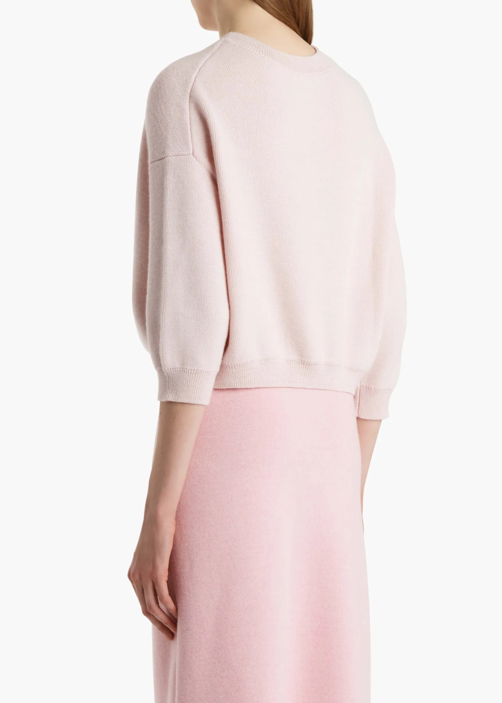 Khaite Knitwear-Sabina Sweater in Blush