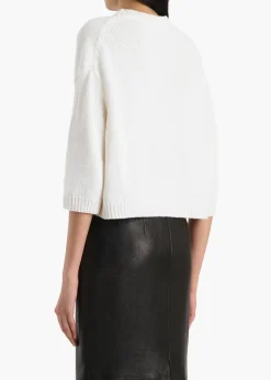 Khaite Knitwear-Sabina Sweater in Glaze