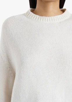Khaite Knitwear-Sabina Sweater in Glaze