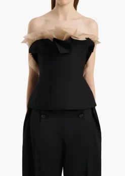 Khaite Shirts & Tops-Sal Top in Black