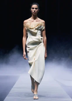Khaite Dresses-Salm Dress in Cream