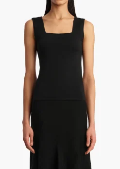 Khaite Shirts & Tops-Sani Top in Black