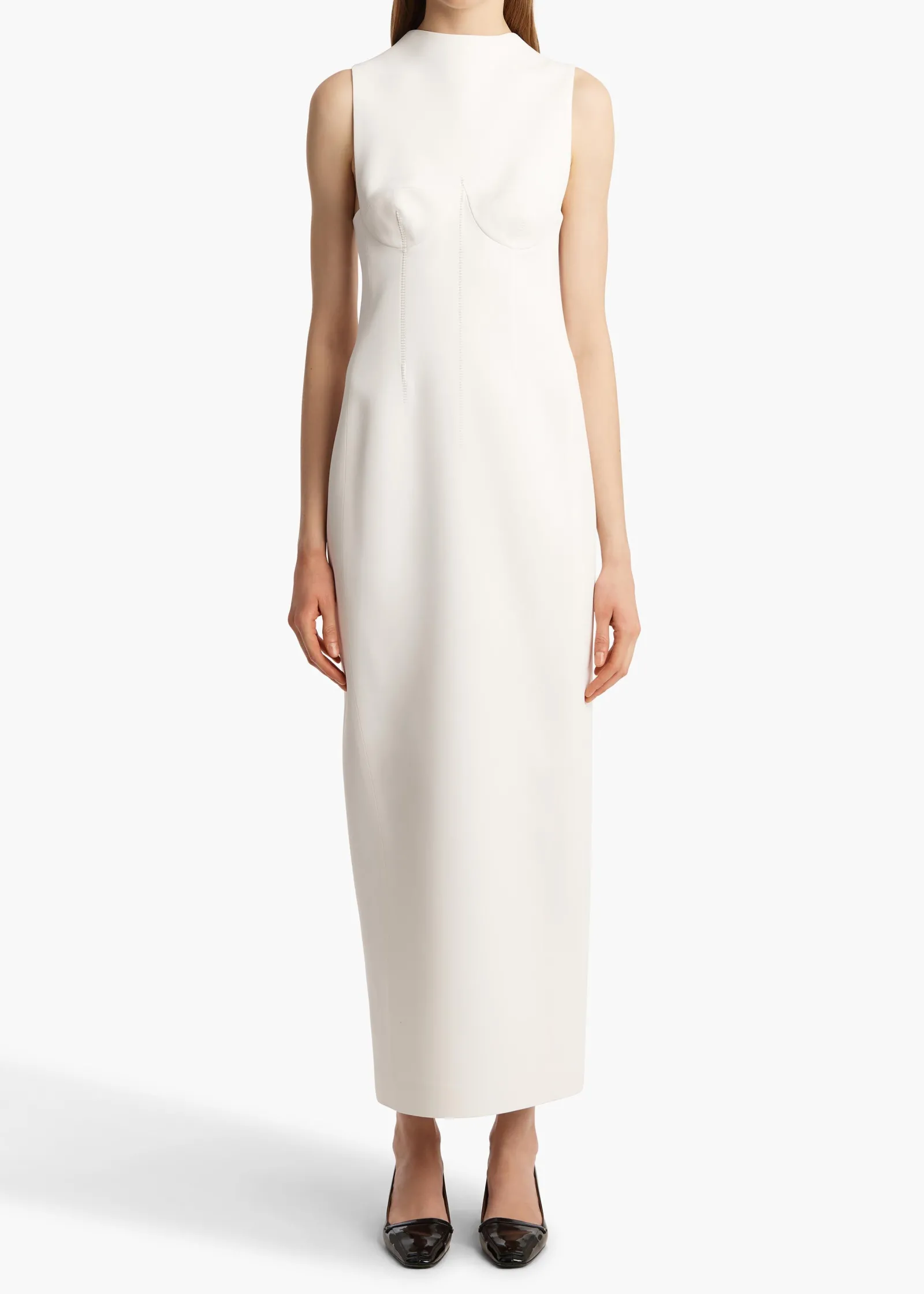 Khaite Dresses-Shoshanna Dress in Chalk