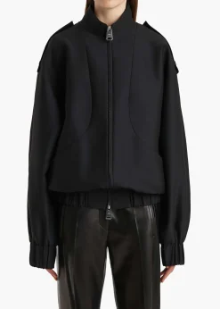 Khaite Leather|Outerwear & Coats-Sigi Jacket in Black