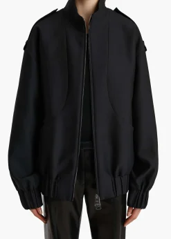 Khaite Leather|Outerwear & Coats-Sigi Jacket in Black