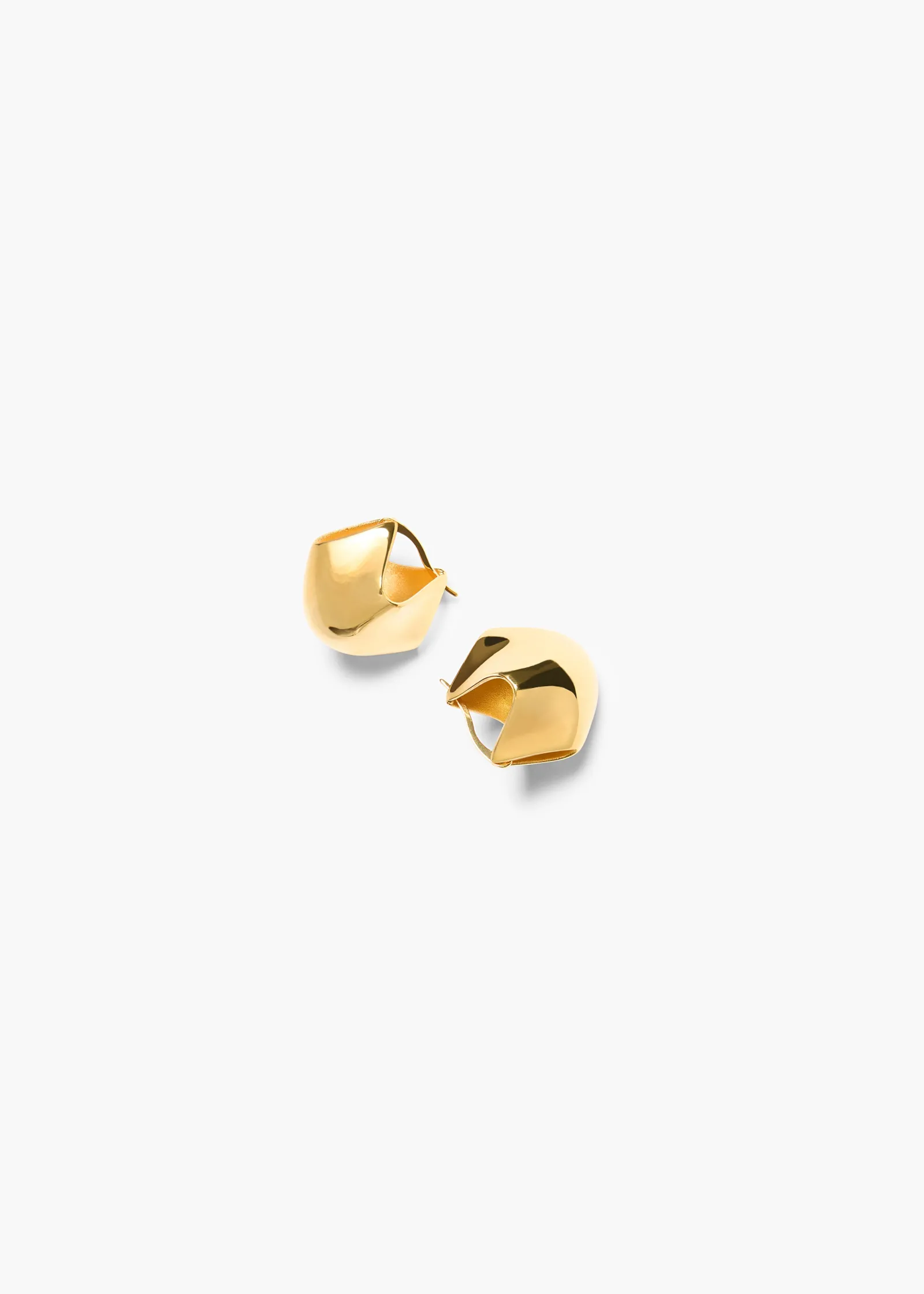 Khaite Jewelry-Small Lotus Earrings in Gold
