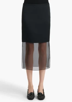 Khaite Skirts & Shorts-Sybil Skirt in Black