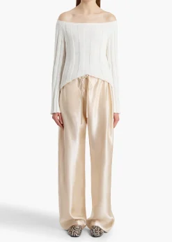 Khaite Knitwear-Sylas Sweater in Glaze
