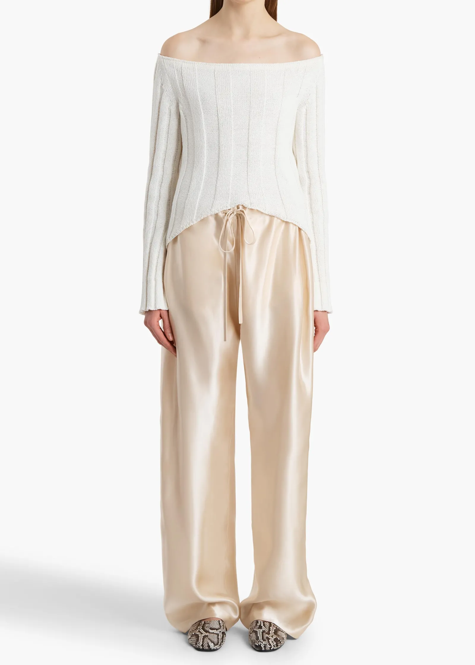 Khaite Knitwear-Sylas Sweater in Glaze
