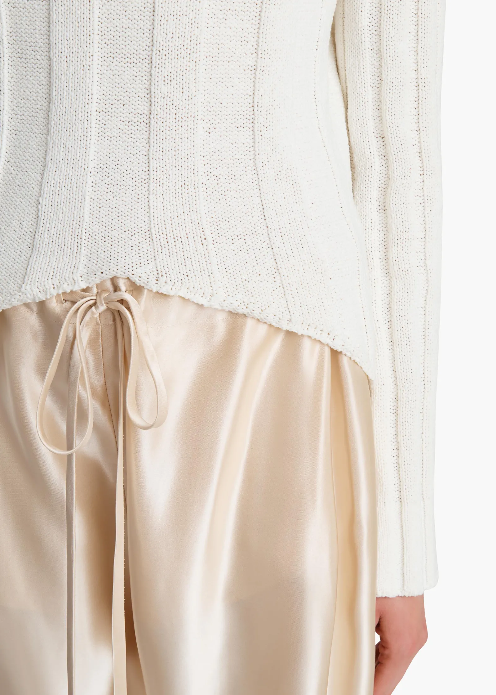 Khaite Knitwear-Sylas Sweater in Glaze