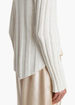 Khaite Knitwear-Sylas Sweater in Glaze