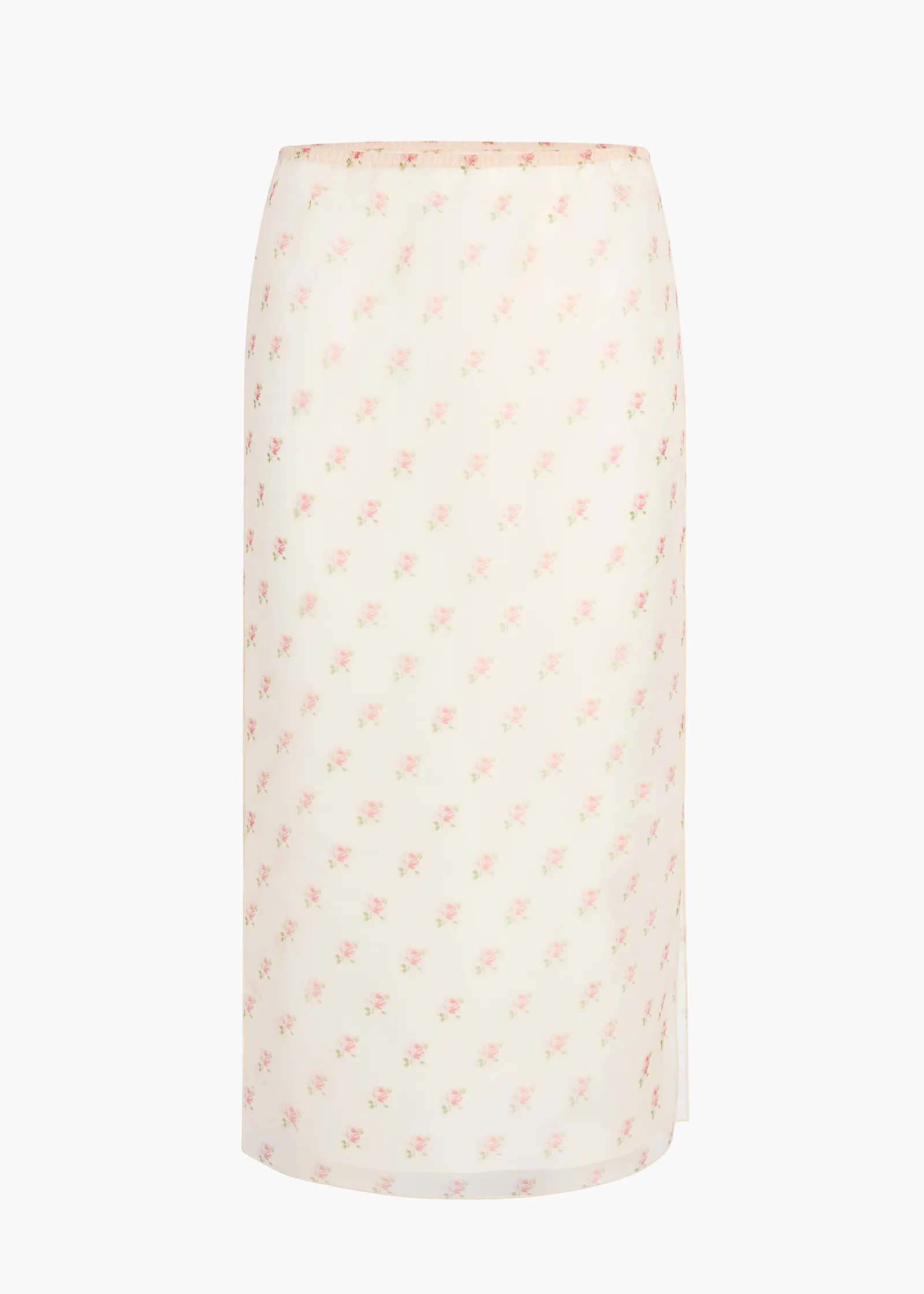 Khaite Skirts & Shorts-Syndi Skirt in Soft Pink