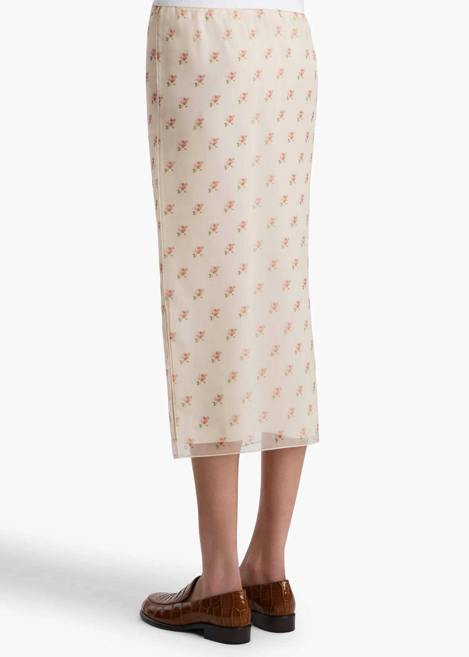 Khaite Skirts & Shorts-Syndi Skirt in Soft Pink