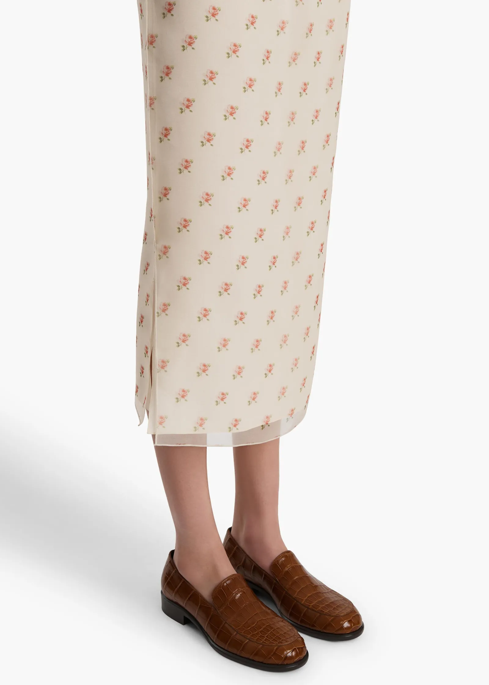 Khaite Skirts & Shorts-Syndi Skirt in Soft Pink