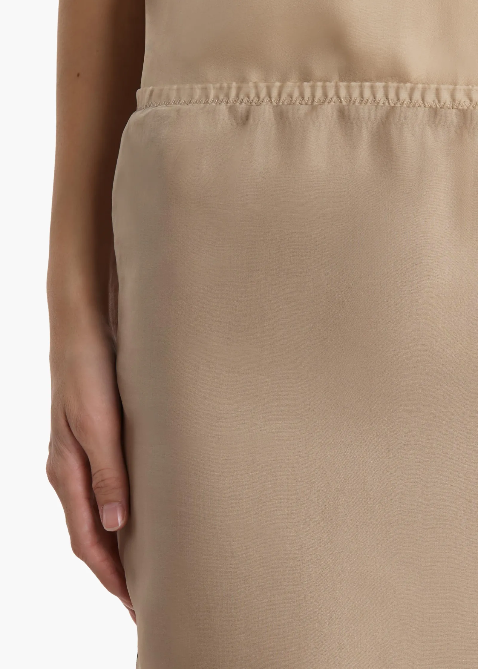 Khaite Skirts & Shorts-Syndi Skirt in Tea Stain