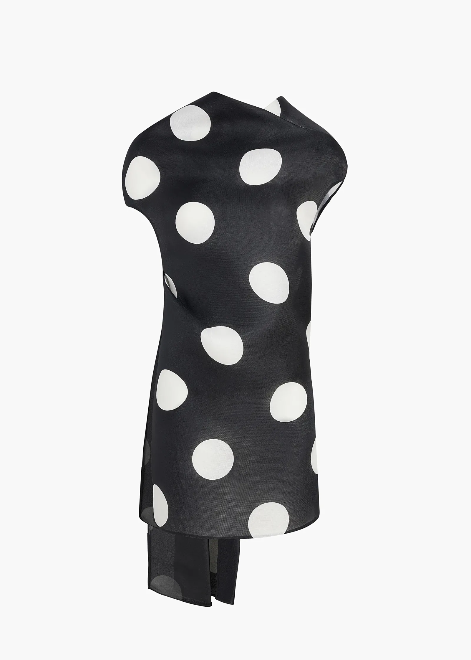 Khaite Dresses-Tatia Dress in Black with White Large Dots