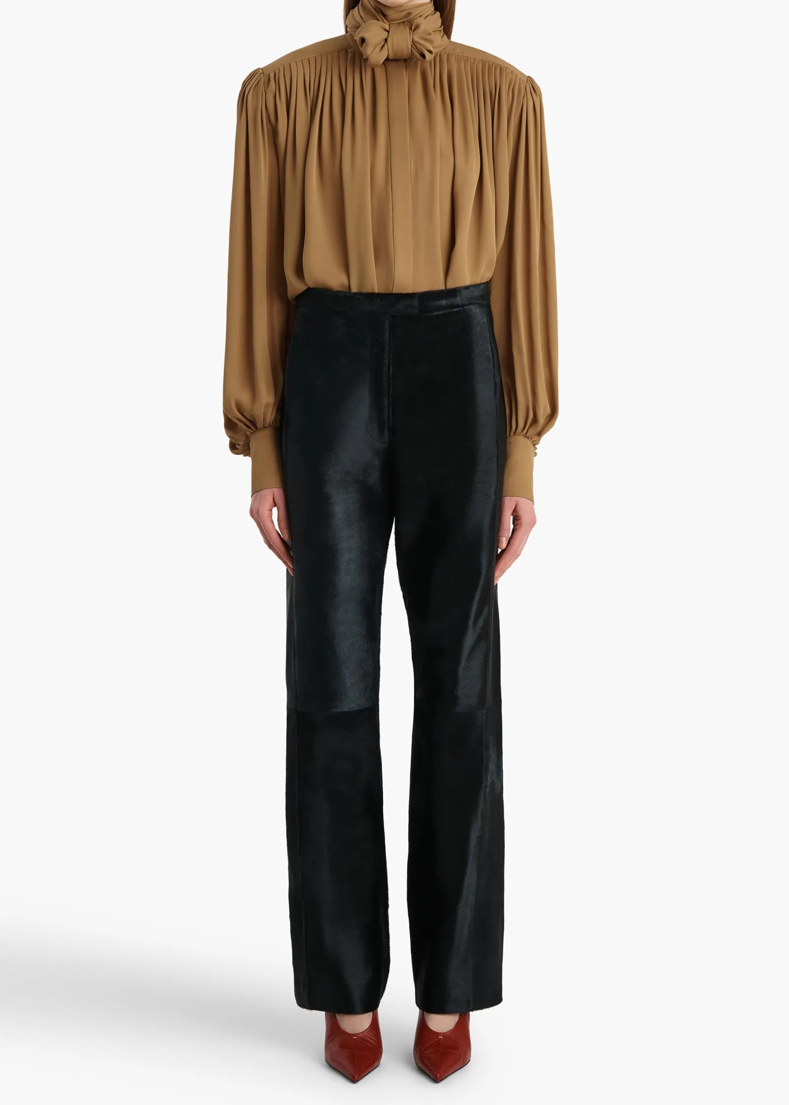 Khaite Shirts & Tops-Vali Top in Golden Ochre
