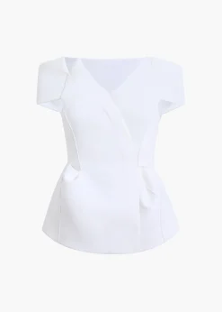 Khaite Shirts & Tops-Verone Top in Chalk
