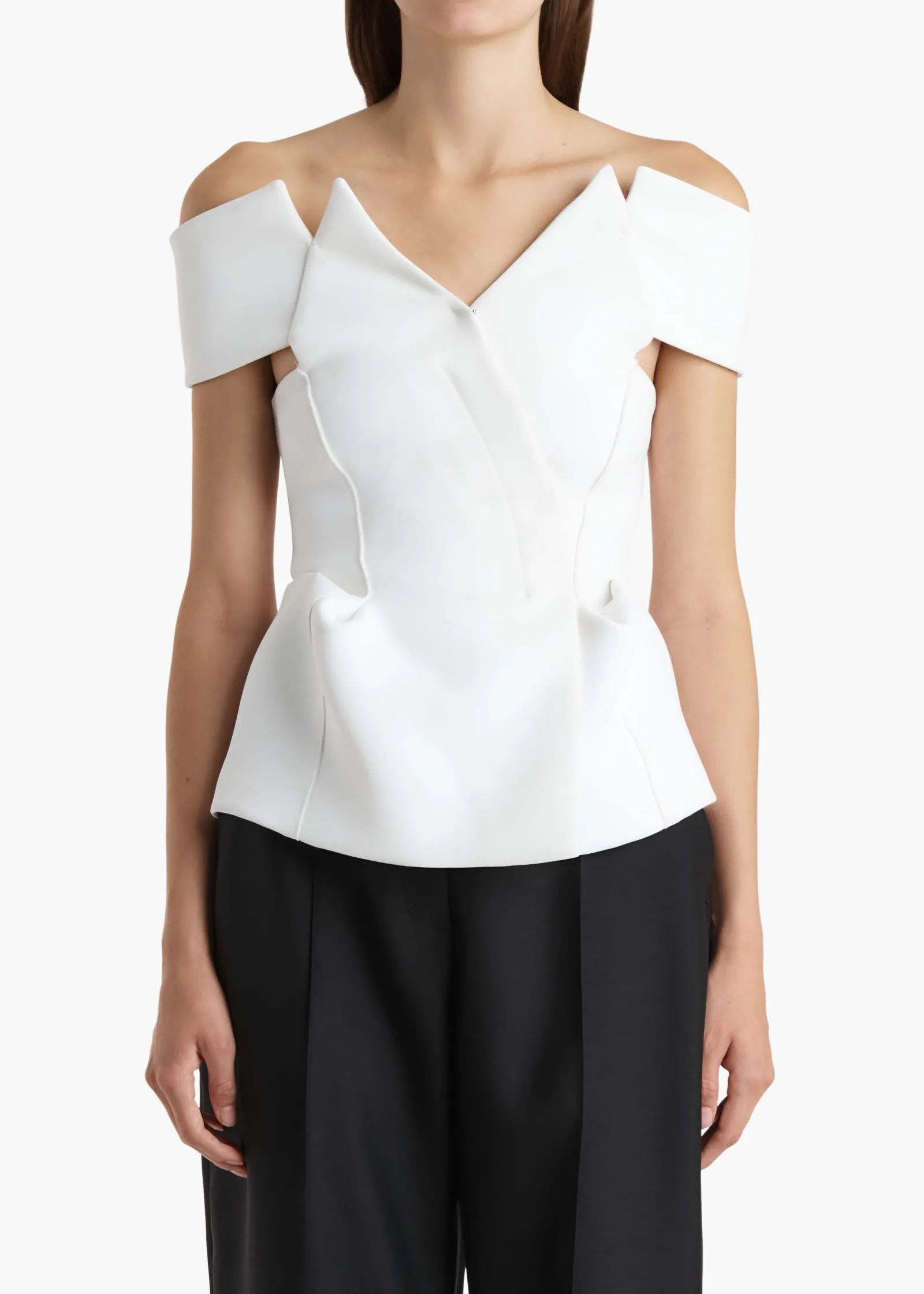 Khaite Shirts & Tops-Verone Top in Chalk