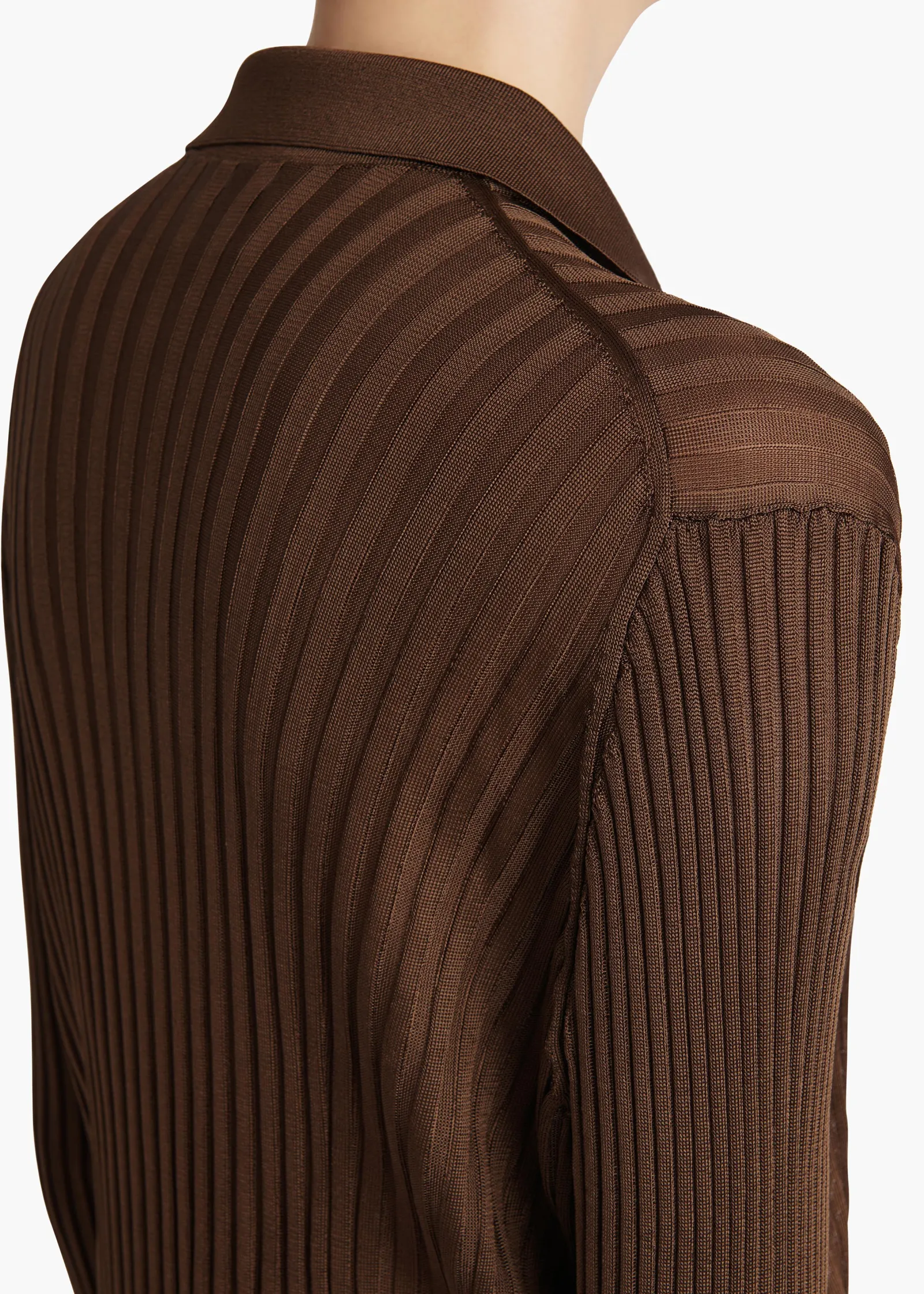 Khaite Shirts & Tops-Vin Top in Bark