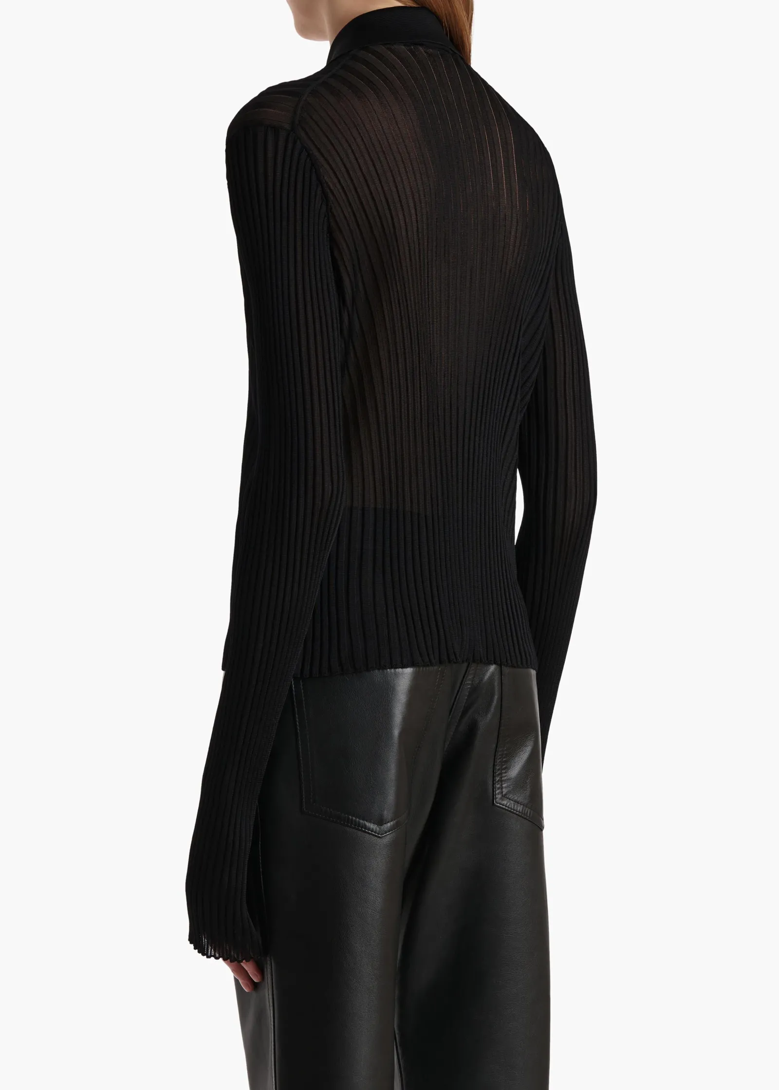 Khaite Shirts & Tops-Vin Top in Black