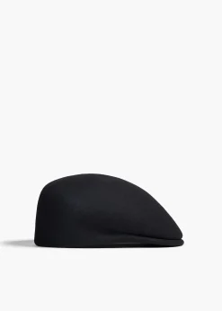 Khaite Soft Accessories-Vito Hat in Black