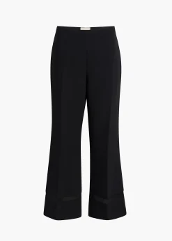 Khaite Pants-Wallace Pant in Black