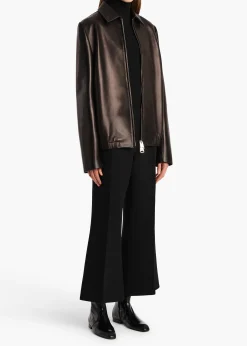 Khaite Pants-Walter Pant in Black Crepe