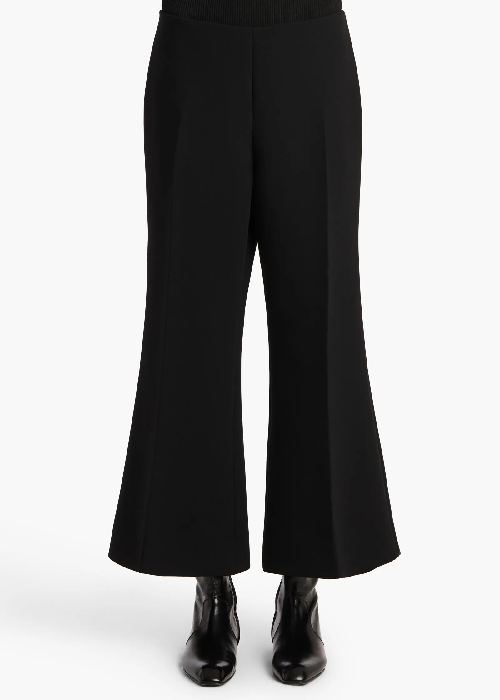Khaite Pants-Walter Pant in Black Crepe