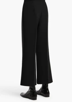 Khaite Pants-Walter Pant in Black Crepe