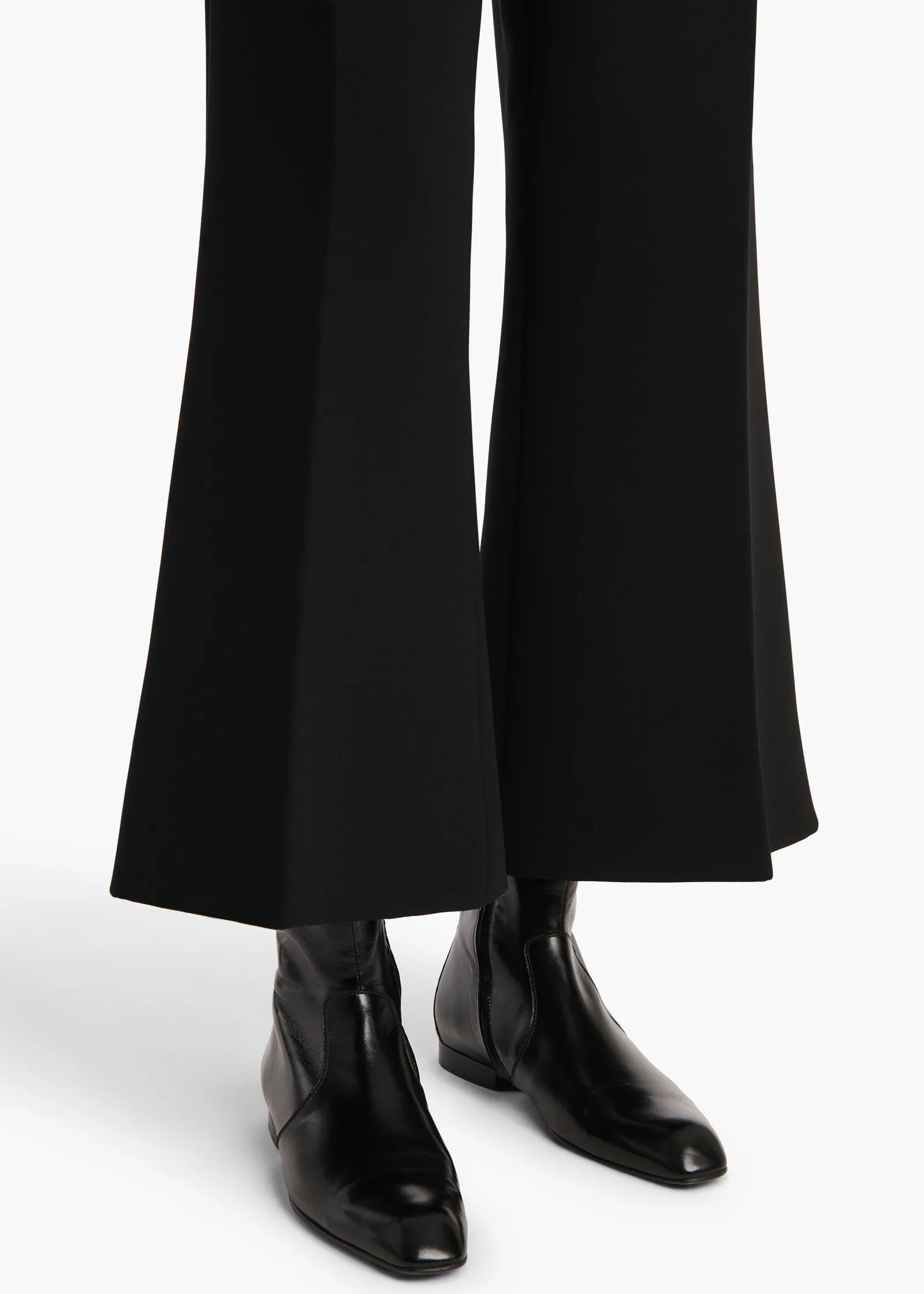 Khaite Pants-Walter Pant in Black Crepe