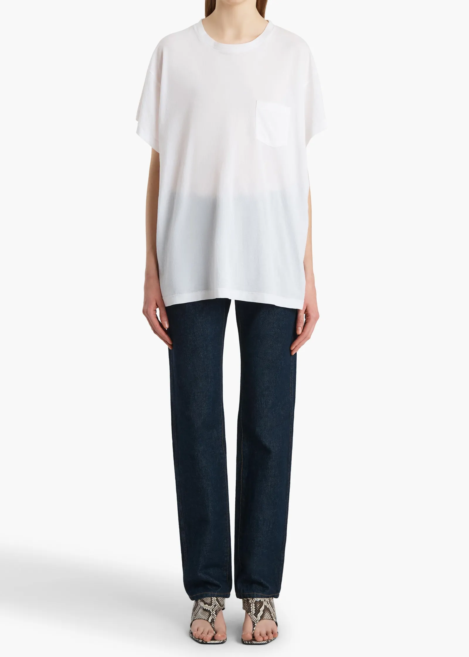 Khaite T-Shirts & Tanks-Wanda T-Shirt in White
