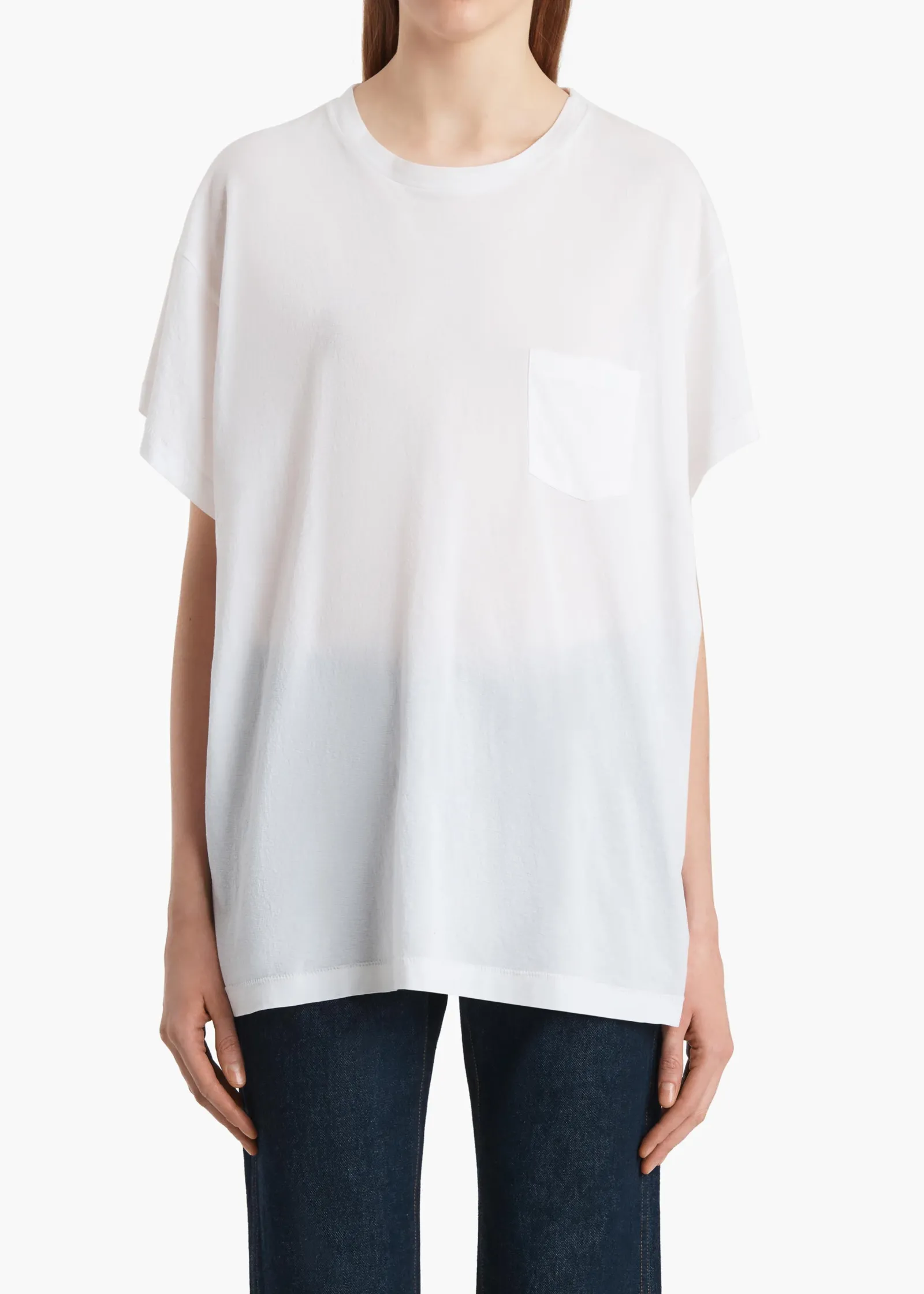 Khaite T-Shirts & Tanks-Wanda T-Shirt in White