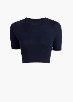 Khaite Knitwear|Shirts & Tops-Whim Top in Midnight