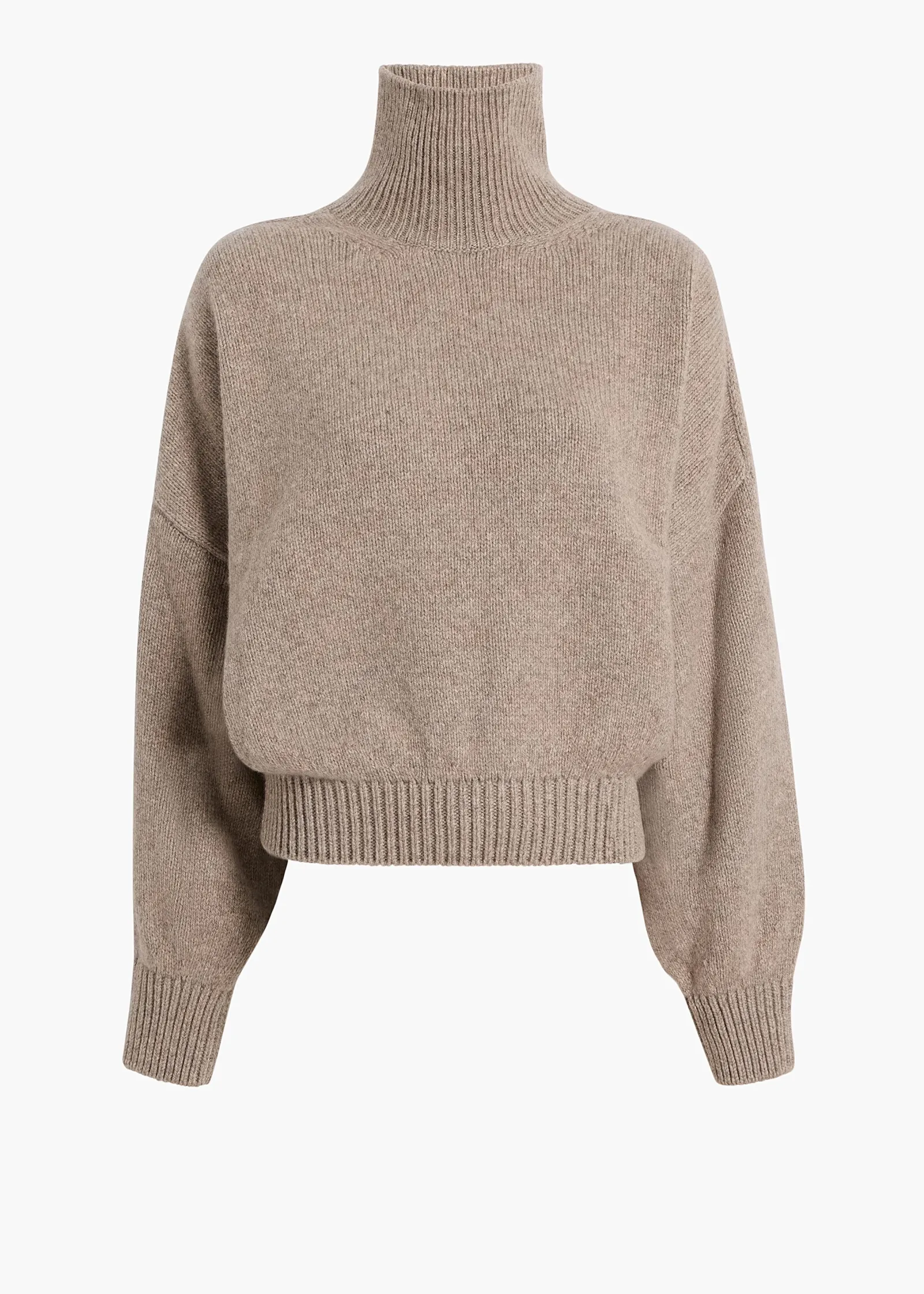 Khaite Knitwear-Willem Sweater in Sepia