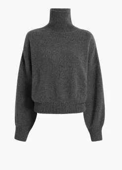 Khaite Knitwear-Willem Sweater in Stone