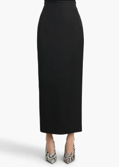 Khaite Leather|Skirts & Shorts-Winton Skirt in Black