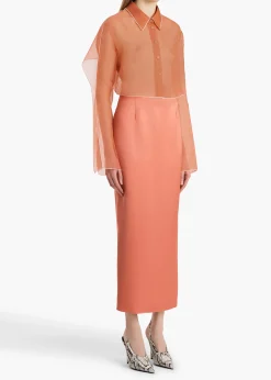 Khaite Skirts & Shorts-Winton Skirt in Dahlia