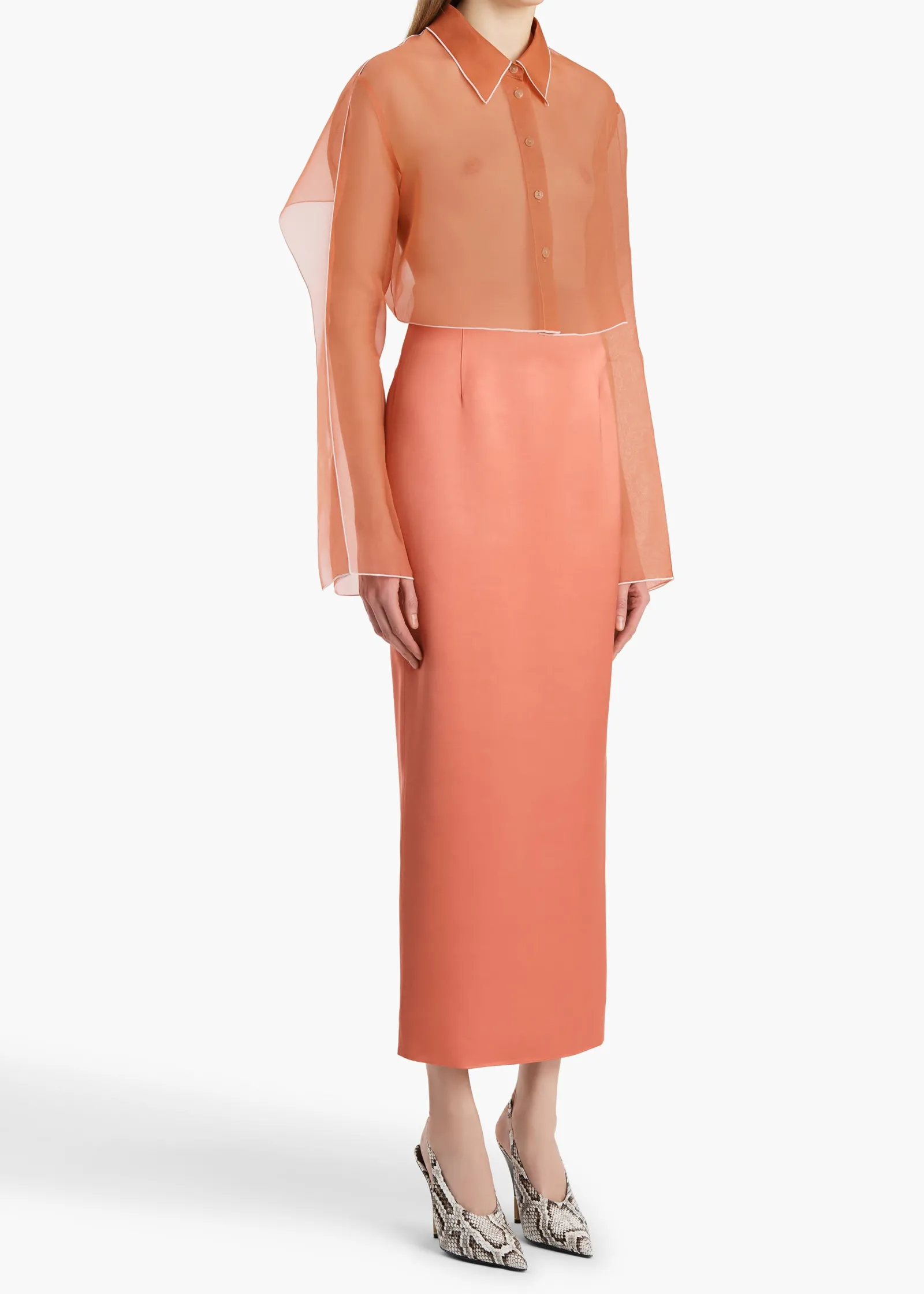 Khaite Skirts & Shorts-Winton Skirt in Dahlia