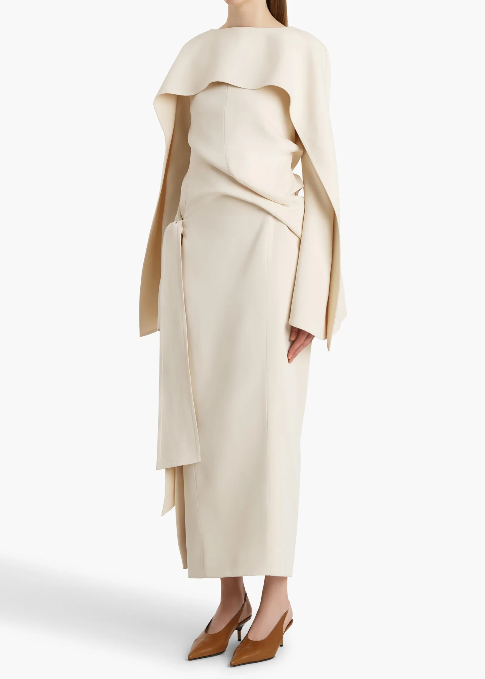 Khaite Dresses-Yon Dress in Cream